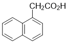 1-Naphthaleneacetic acid structure